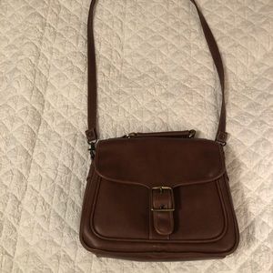 Antique leather purse